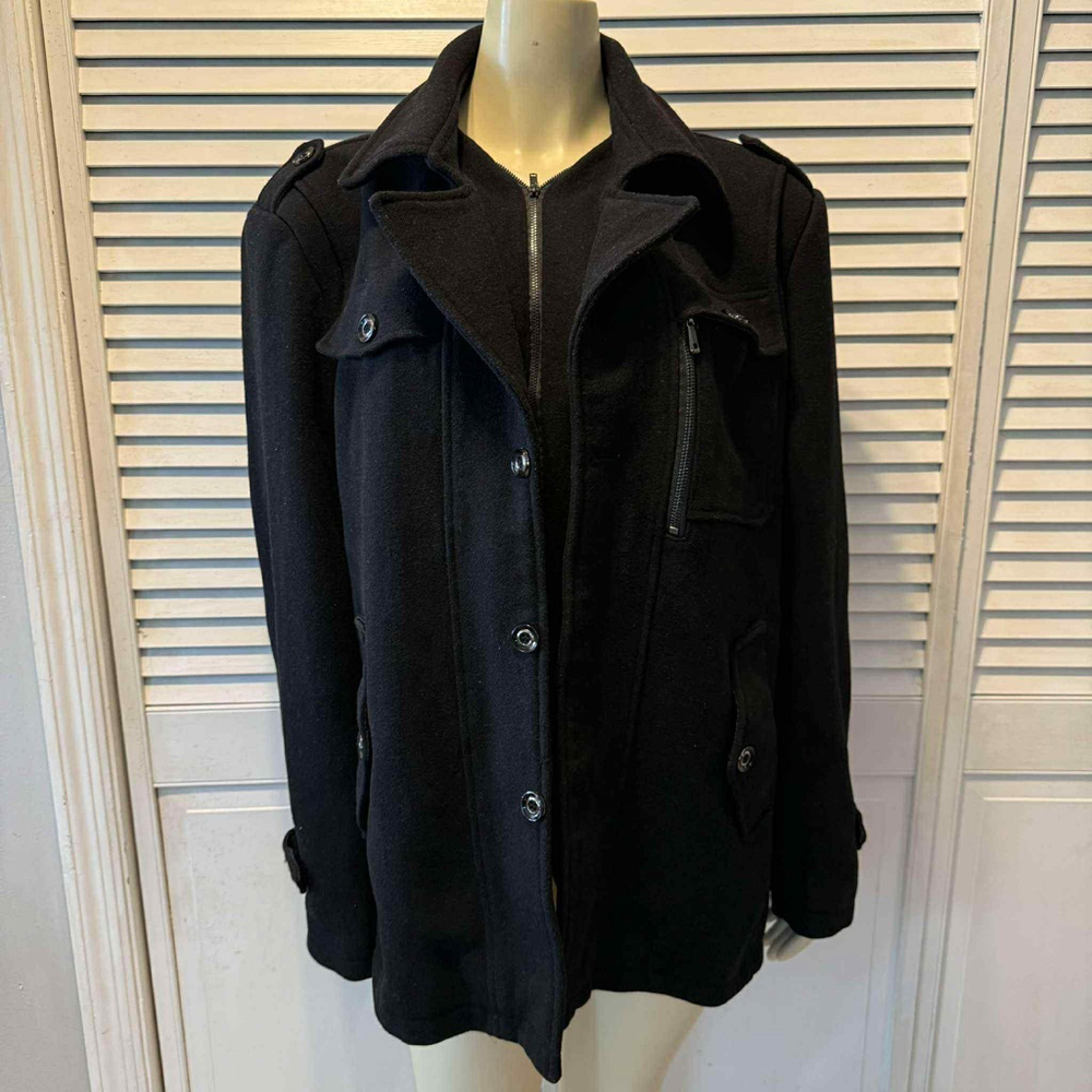 Men's Unbranded Black Coat Jacket